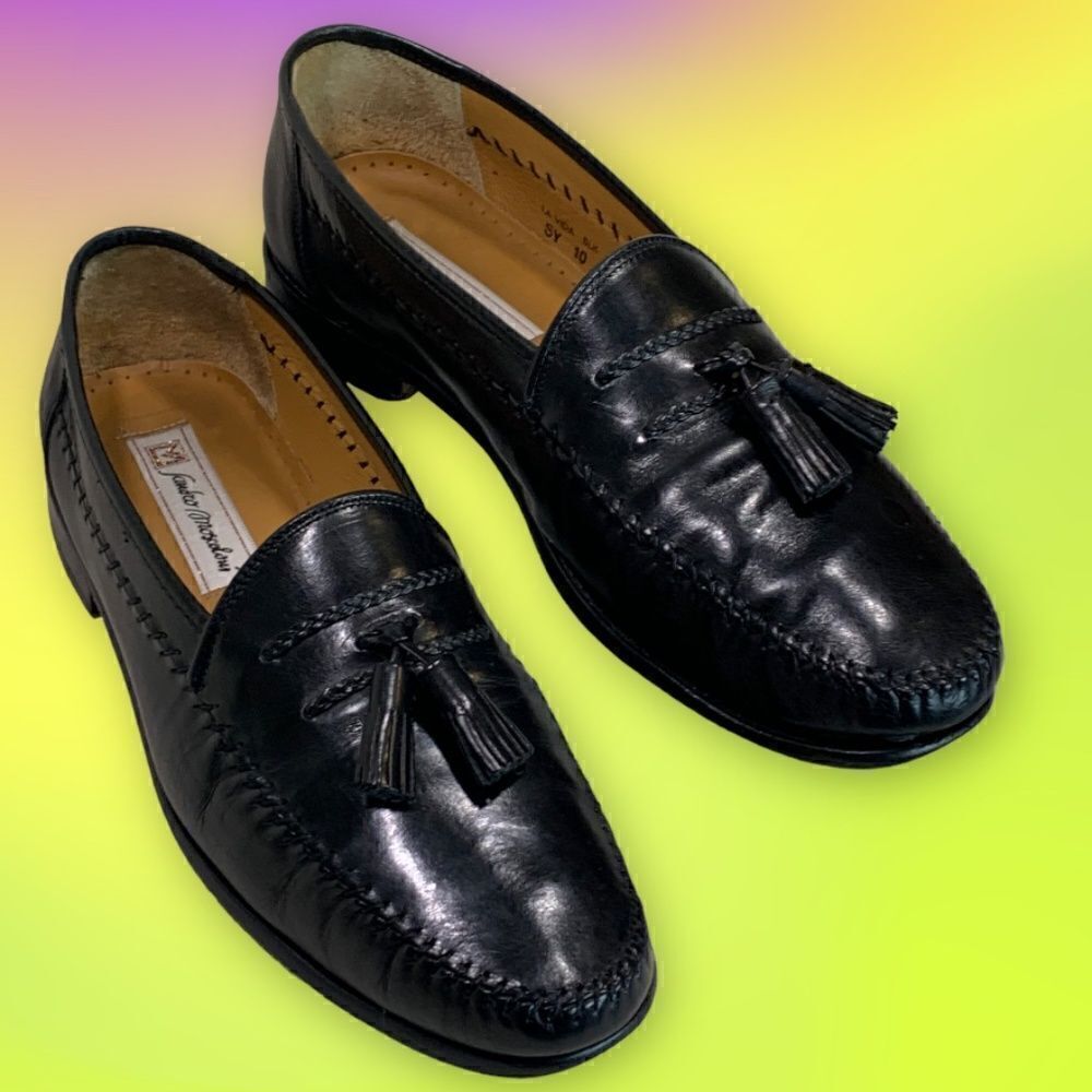 Vintage Sandro Moscoloni La Vida Tassel Loafers Mens Size 10M